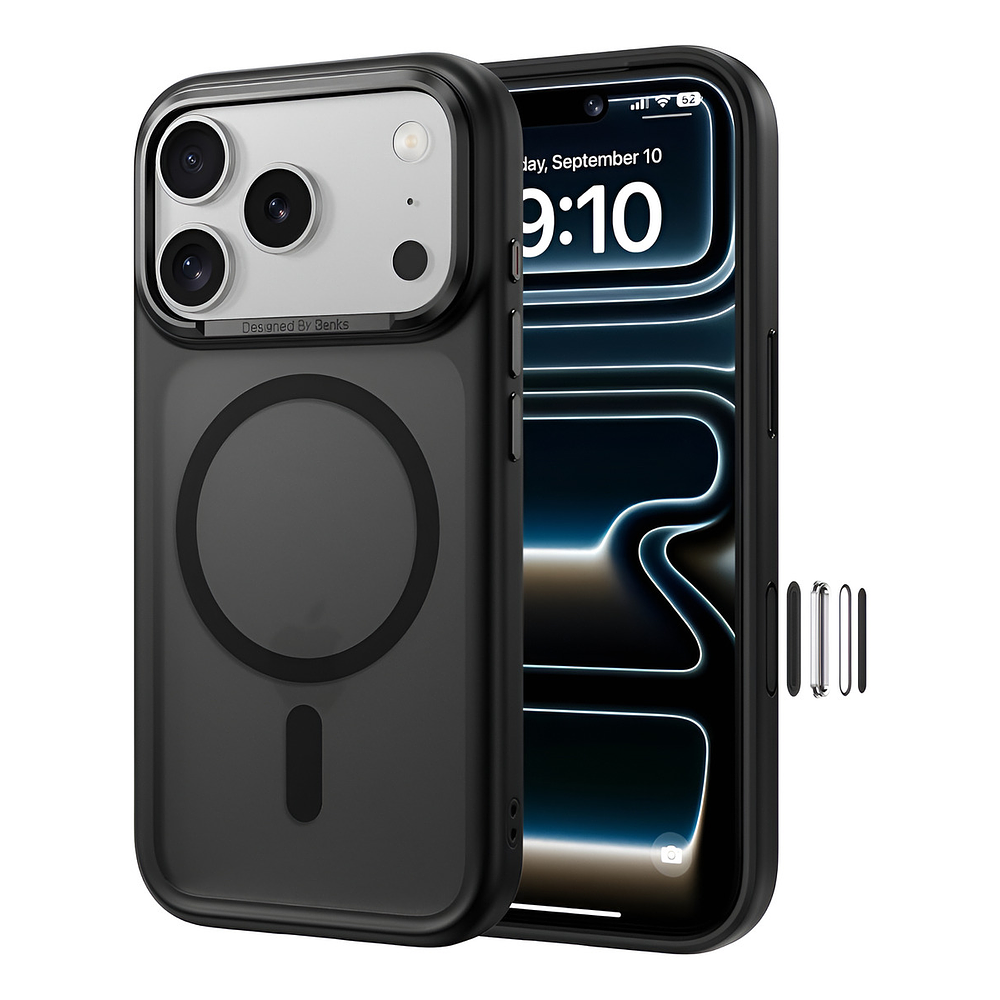 Case Magnético Benks Mist Magsafe Para Iphone 17 Pro Max 6.9 1