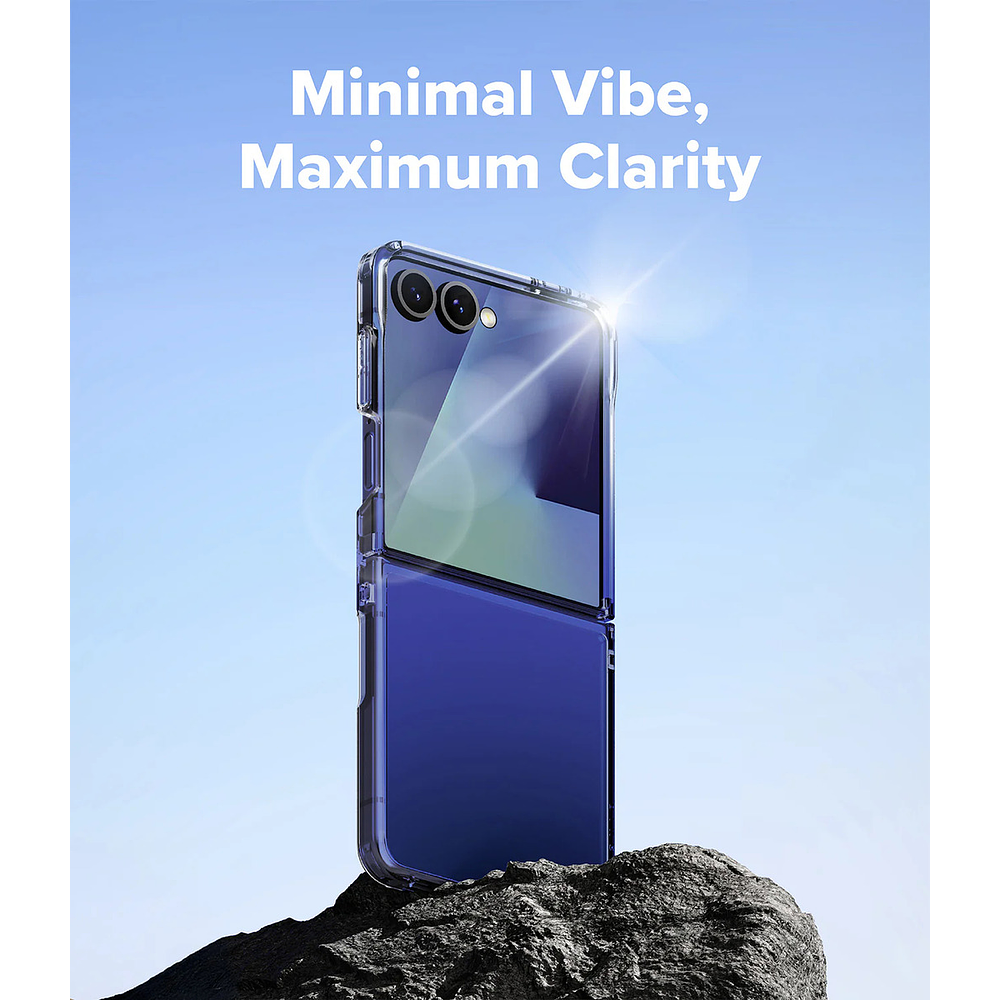 Case Ringke Fusion Para Galaxy Z Flip7 Flip 7 (2025) Clear 4
