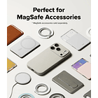Case Ringke Silicone Magsafe Para Iphone 17 Pro 6.3 Stone 4