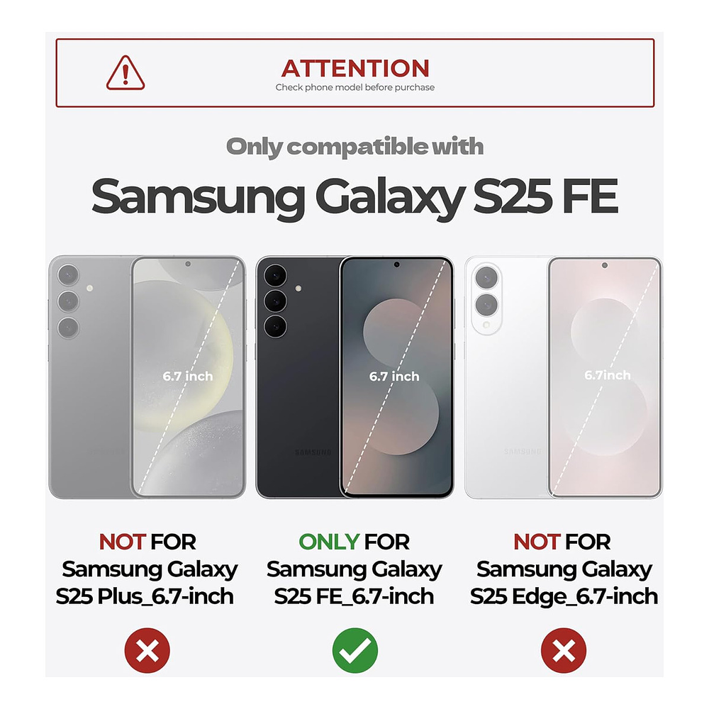 Case Para Galaxy S25 Fe 5g Protector 360° Dexnor (con Mica) 6