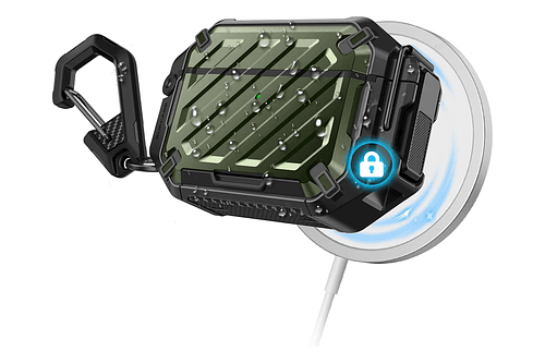 Case Acuático Supcase Para Airpods Pro 3ra Gen (2025) Olive