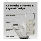 Case Ringke Silicone Magsafe Para Iphone 17 Pro 6.3 Stone 6