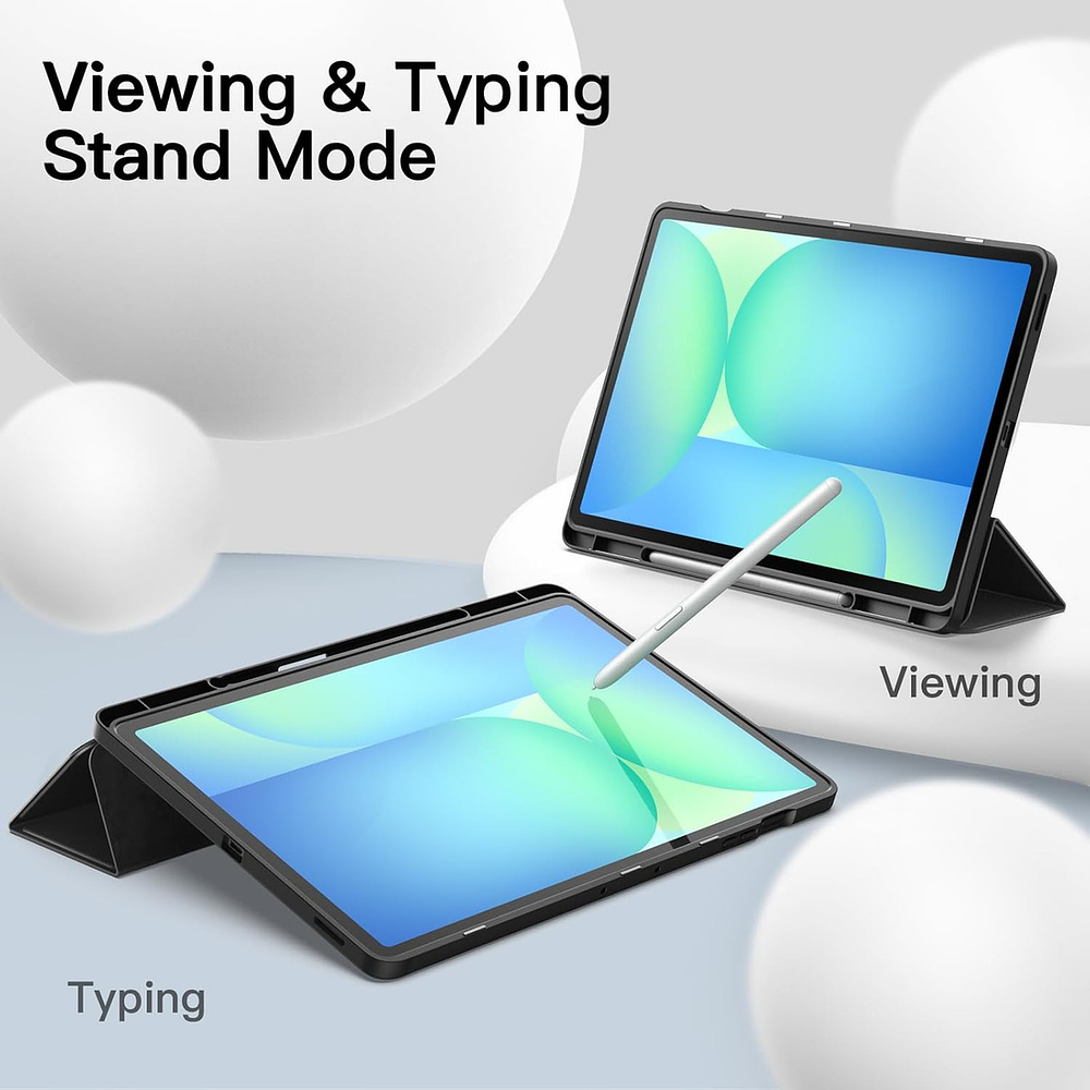 Case + Mica Para Galaxy Tab S10 Fe Plus 13.1 (2025) X620 6