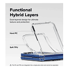 Case Ringke Fusion Para Galaxy Z Flip7 Flip 7 (2025) Clear 7