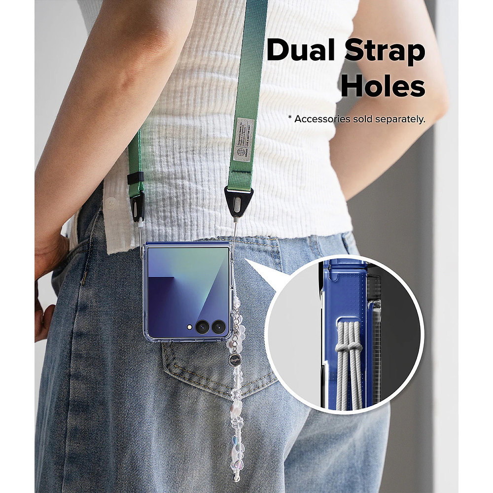 Case Ringke Fusion Para Galaxy Z Flip7 Flip 7 (2025) Clear 8