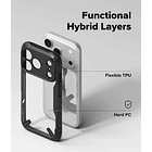 Case Ringke Fusion X Para Iphone 17 Pro Max 6.9 Black Negro 3