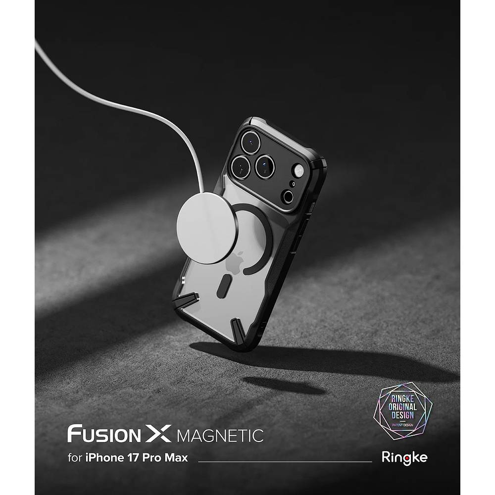 Case Ringke Fusion X Magsafe Para Iphone 17 Pro Max 6.9 Black  2