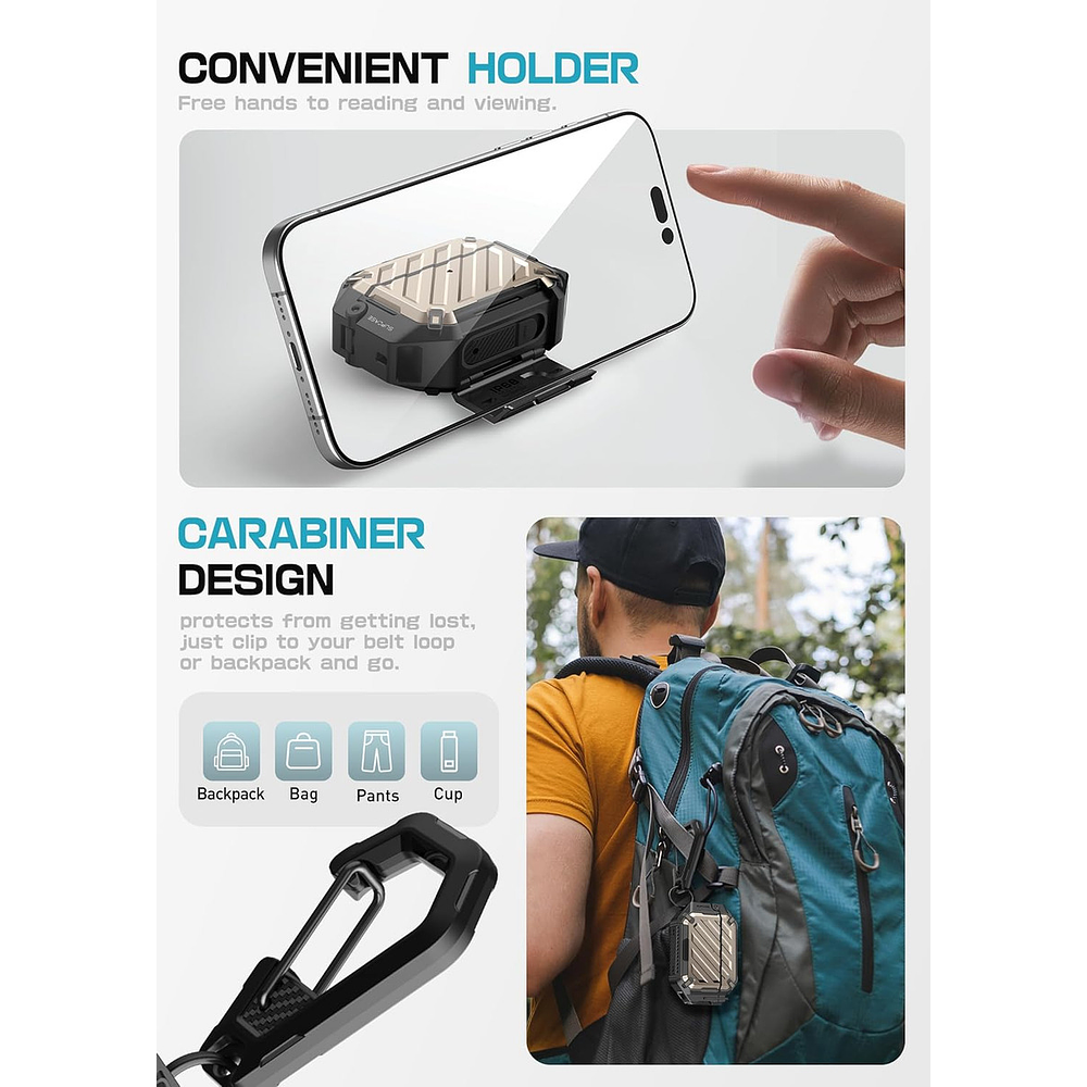 Case Acuático Supcase Para Airpods Pro 3ra Gen (2025) Desert 6