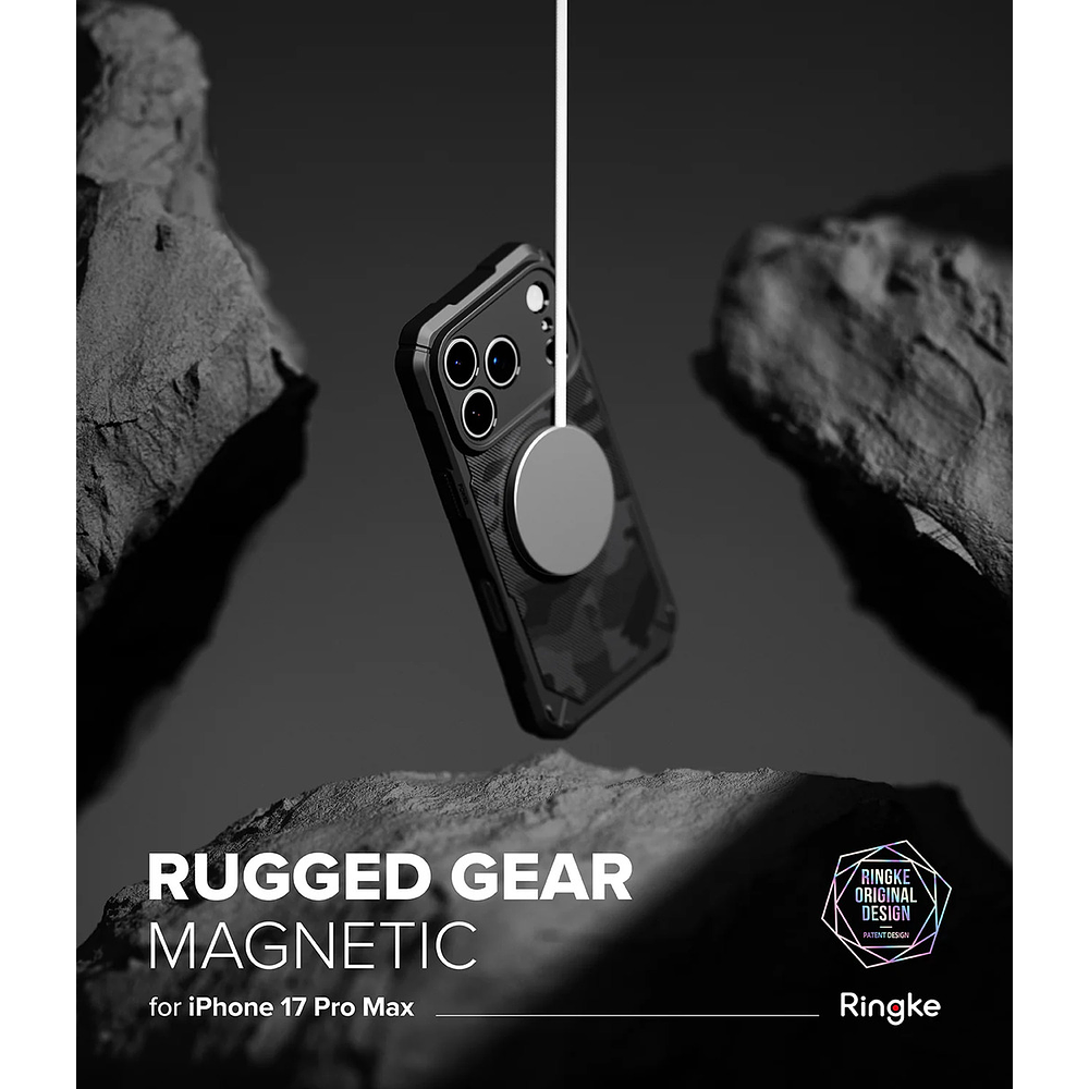 Case Delgado Ringke Rugged Magsafe Iphone 17 Pro Max 6.9 Camo 2