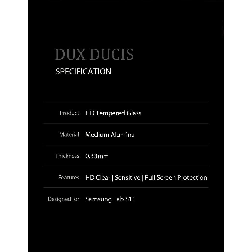 Mica De Vidrio Dux Ducis Para Galaxy Tab S11 X730 (2025) 2pc 9