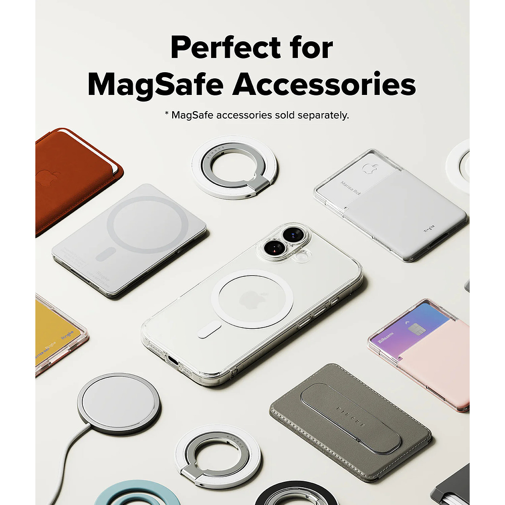 Case Ringke Fusion Clear Magsafe Para Iphone 17 Normal 6.3 3