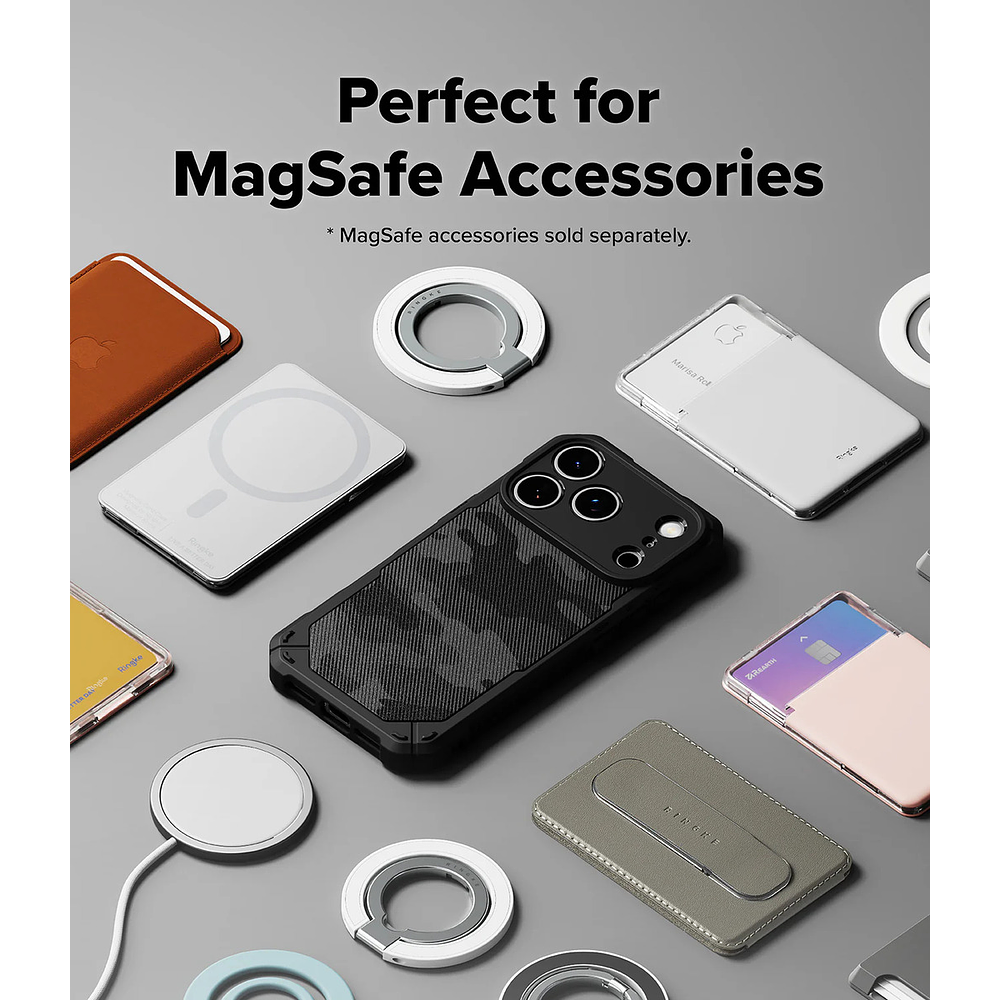 Case Delgado Ringke Rugged Magsafe Iphone 17 Pro Max 6.9 Camo 3