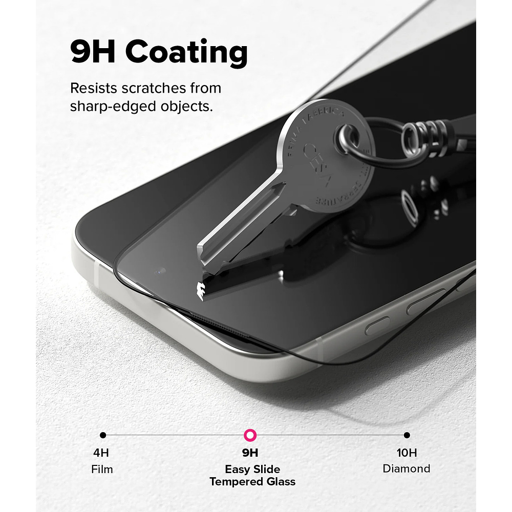 Mica Vidrio Ringke Easy Slide Para iPhone 17 Normal 6.3 2pc 6