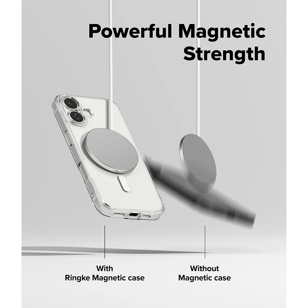 Case Ringke Fusion Clear Magsafe Para Iphone 17 Normal 6.3 4