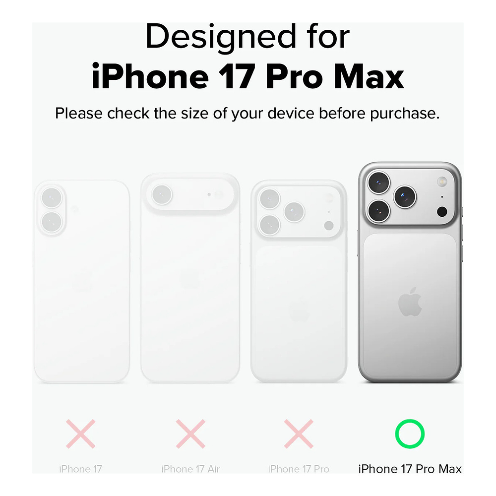 Case Ringke Silicone Magsafe Para Iphone 17 Pro Max 6.9 Tanger 10