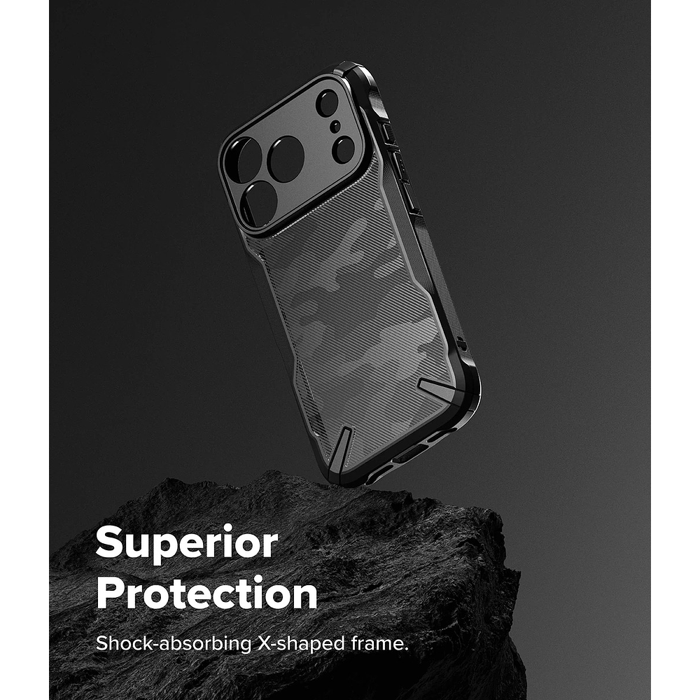 Case Ringke Fusion X Para Iphone 17 Pro Max 6.9 Camo 3