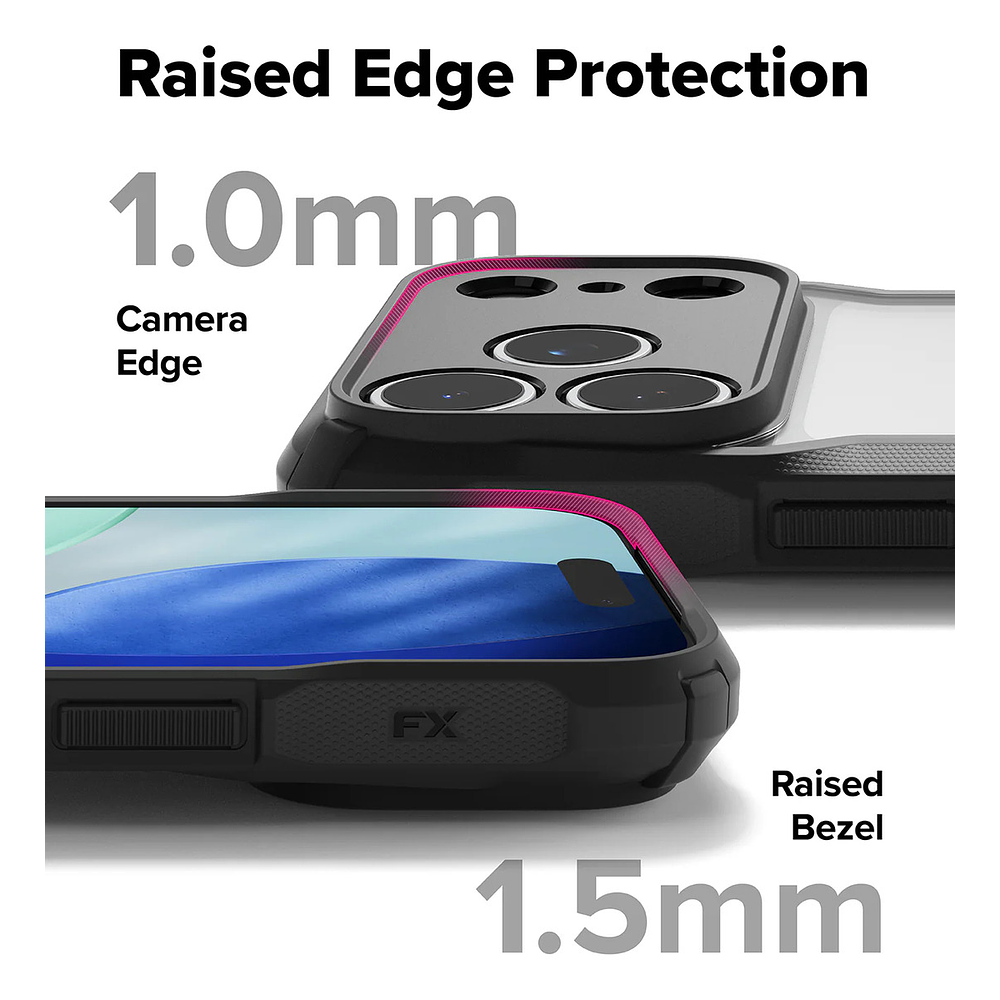 Case Ringke Fusion X Para Iphone 17 Pro Max 6.9 Black Negro 7