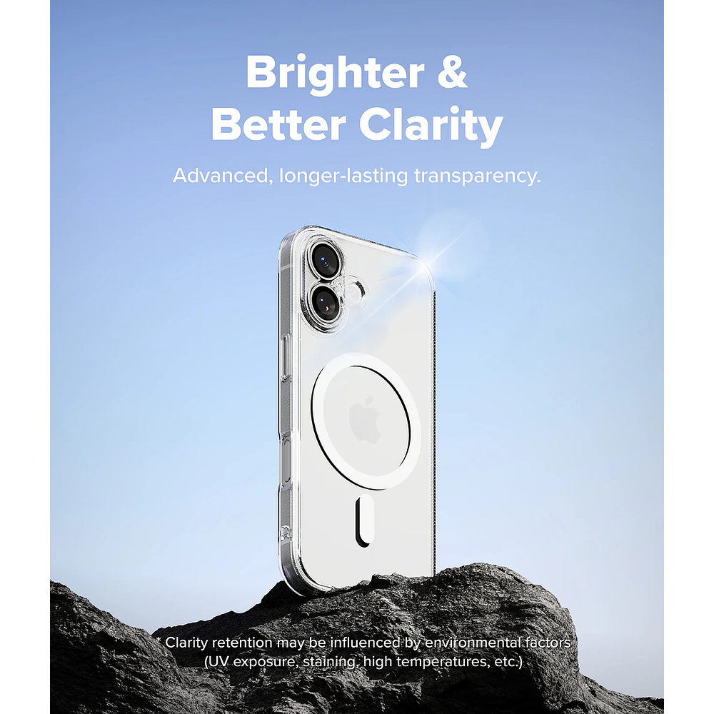 Case Ringke Fusion Clear Magsafe Para Iphone 17 Normal 6.3 5