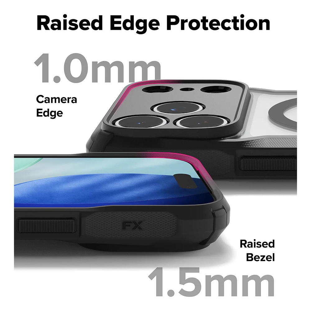 Case Ringke Fusion X Magsafe Para Iphone 17 Pro Max 6.9 Black  7