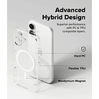 Case Ringke Fusion Clear Magsafe Para Iphone 17 Normal 6.3 7