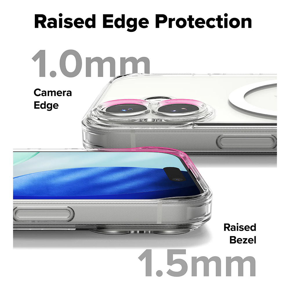 Case Ringke Fusion Clear Magsafe Para Iphone 17 Normal 6.3 8