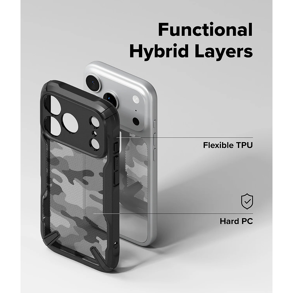 Case Ringke Fusion X Para Iphone 17 Pro Max 6.9 Camo 8