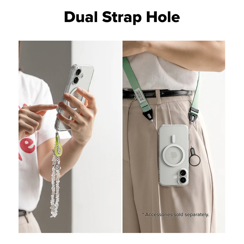 Case Ringke Fusion Clear Magsafe Para Iphone 17 Normal 6.3 9