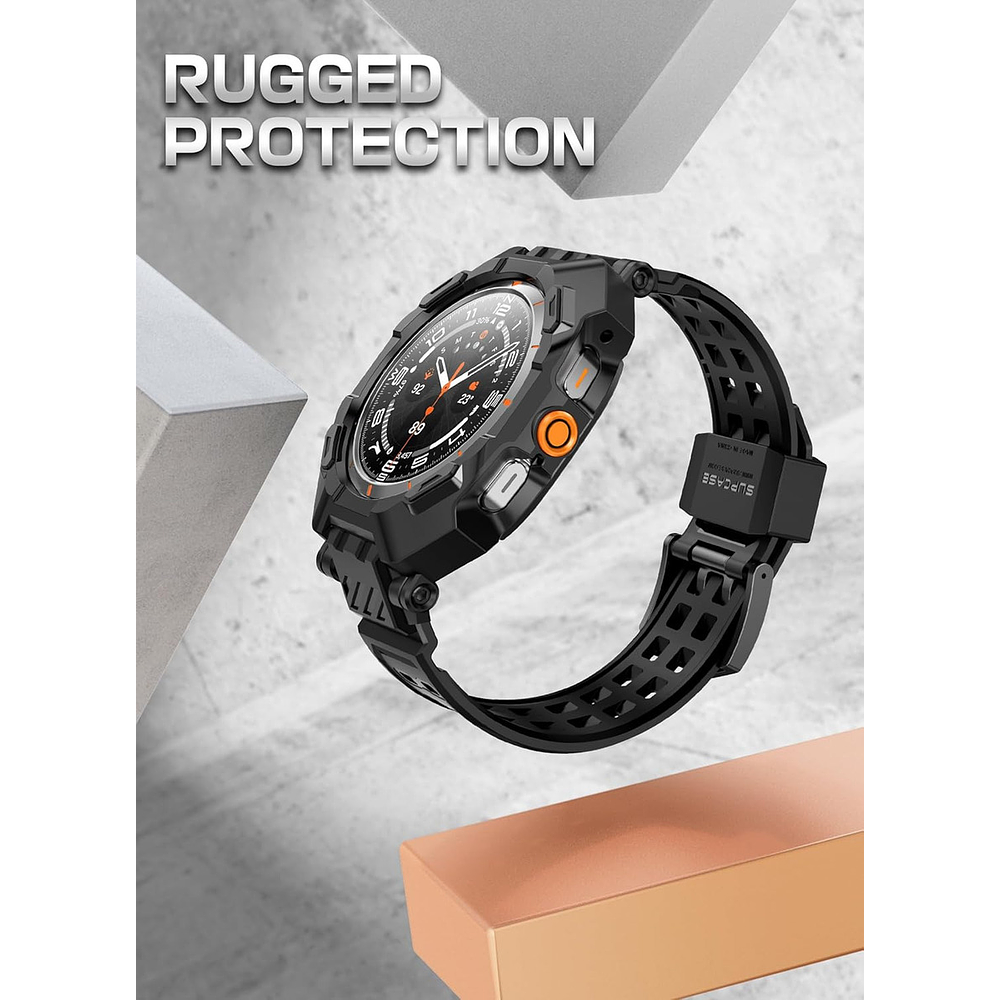 Correa + Case + Mica Supcase Para Galaxy Watch Ultra 2025 47mm 2