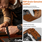 Correa De Acero | Cuero Wingle Para Galaxy Watch Ultra 2025 47mm 3