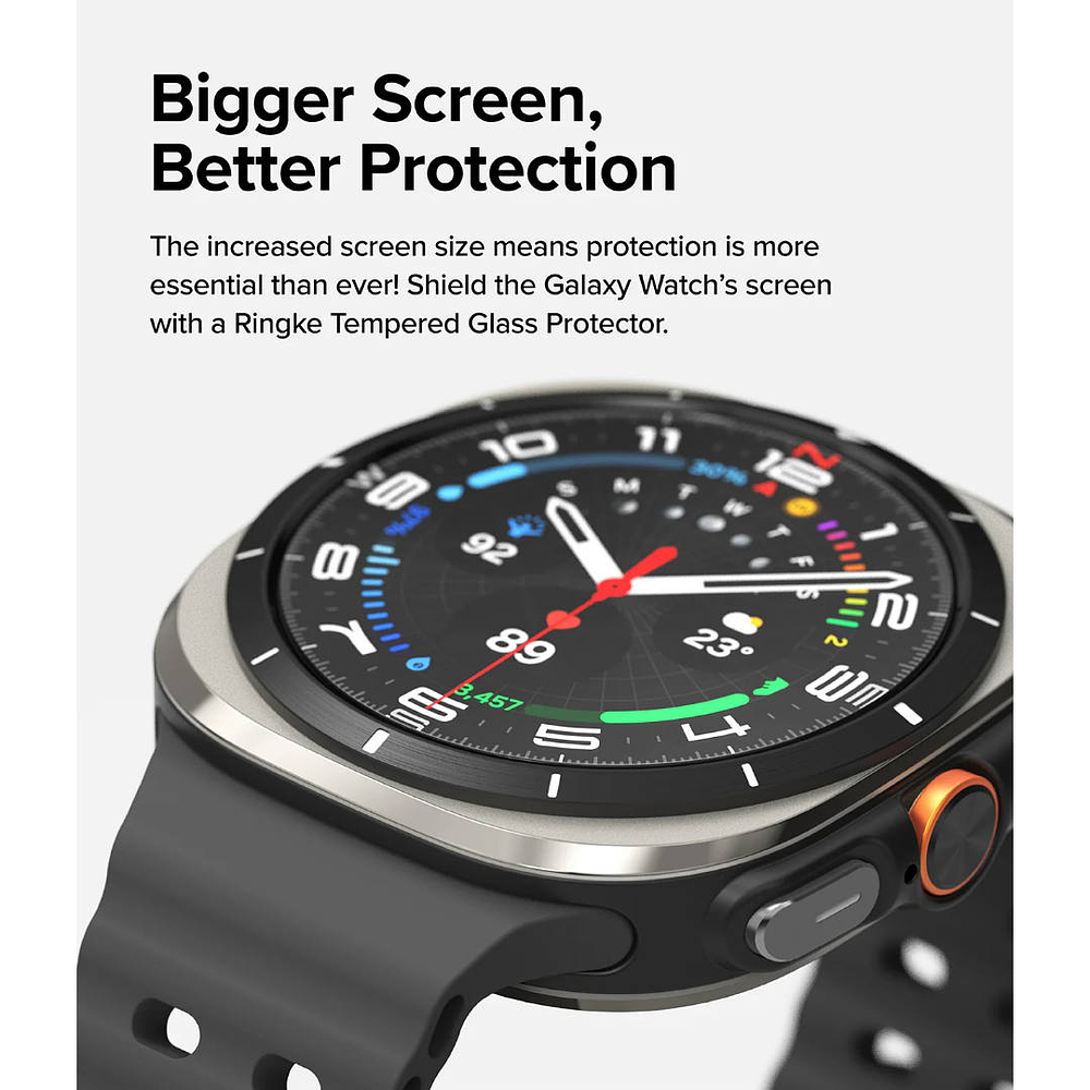 Mica De Vidrio Ringke Para Galaxy Watch Ultra 2025 47mm (1 Pieza) 2