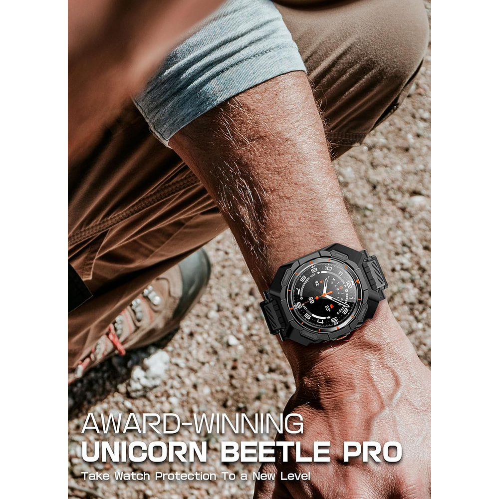 Correa + Case + Mica Supcase Para Galaxy Watch Ultra 2025 47mm 5