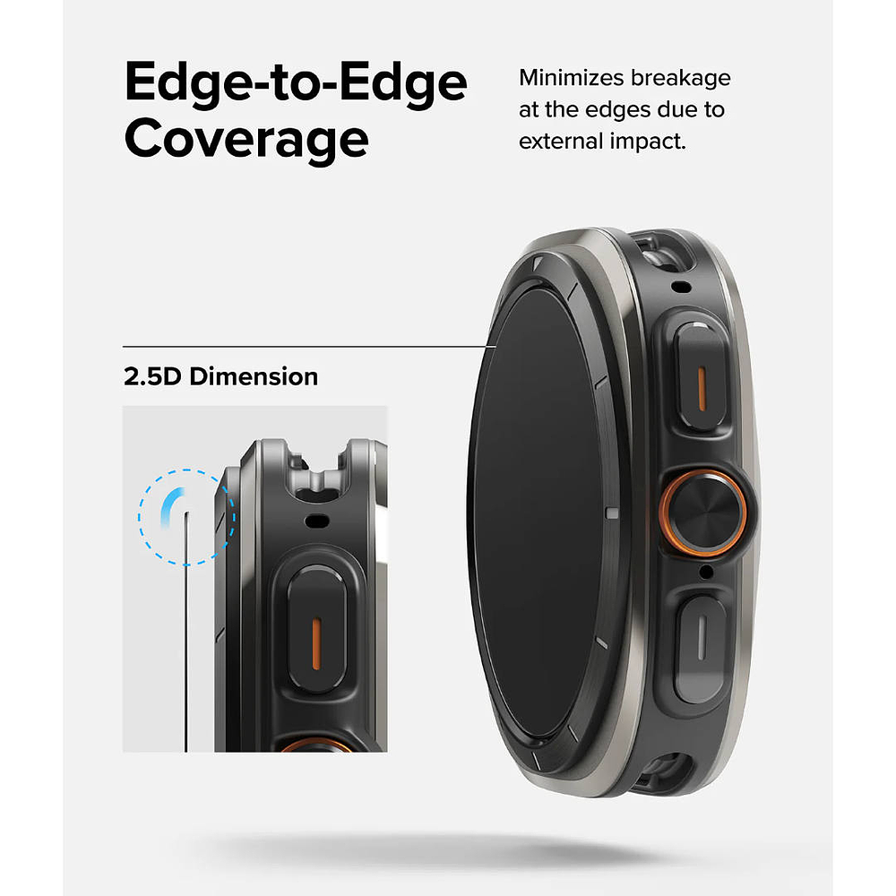 Mica De Vidrio Ringke Para Galaxy Watch Ultra 2025 47mm (1 Pieza) 5