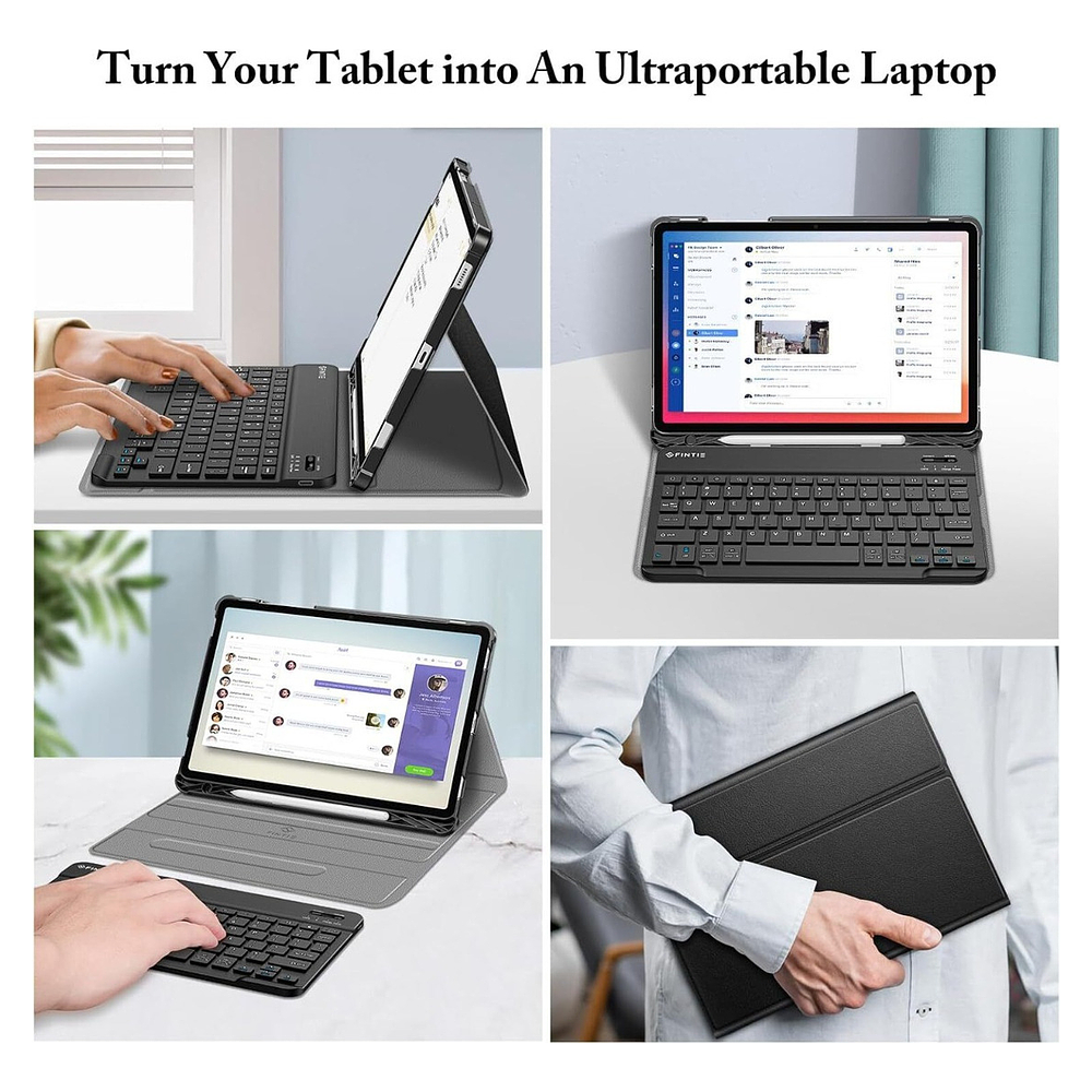 Case Con Teclado Fintie Para Galaxy Tab S10 Lite 10.9 X400 3