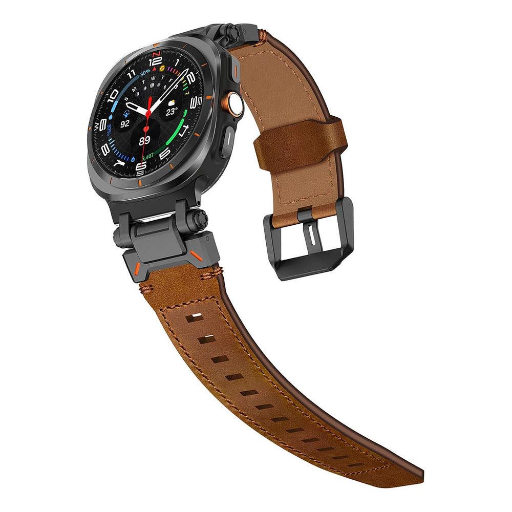 Correa De Acero | Cuero Wingle Para Galaxy Watch Ultra 2025 47mm 7