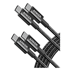 Cable Anker Usb-c 60w 1.8m Para Galaxy Tab S10 Lite X400 2pc 1