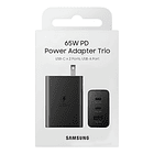 Samsung Cargador de Pared 65watts Para Galaxy Z Flip7 Fold7 Negro 1
