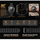 Correa + Case + Mica Supcase Para Galaxy Watch Ultra 2025 47mm 9