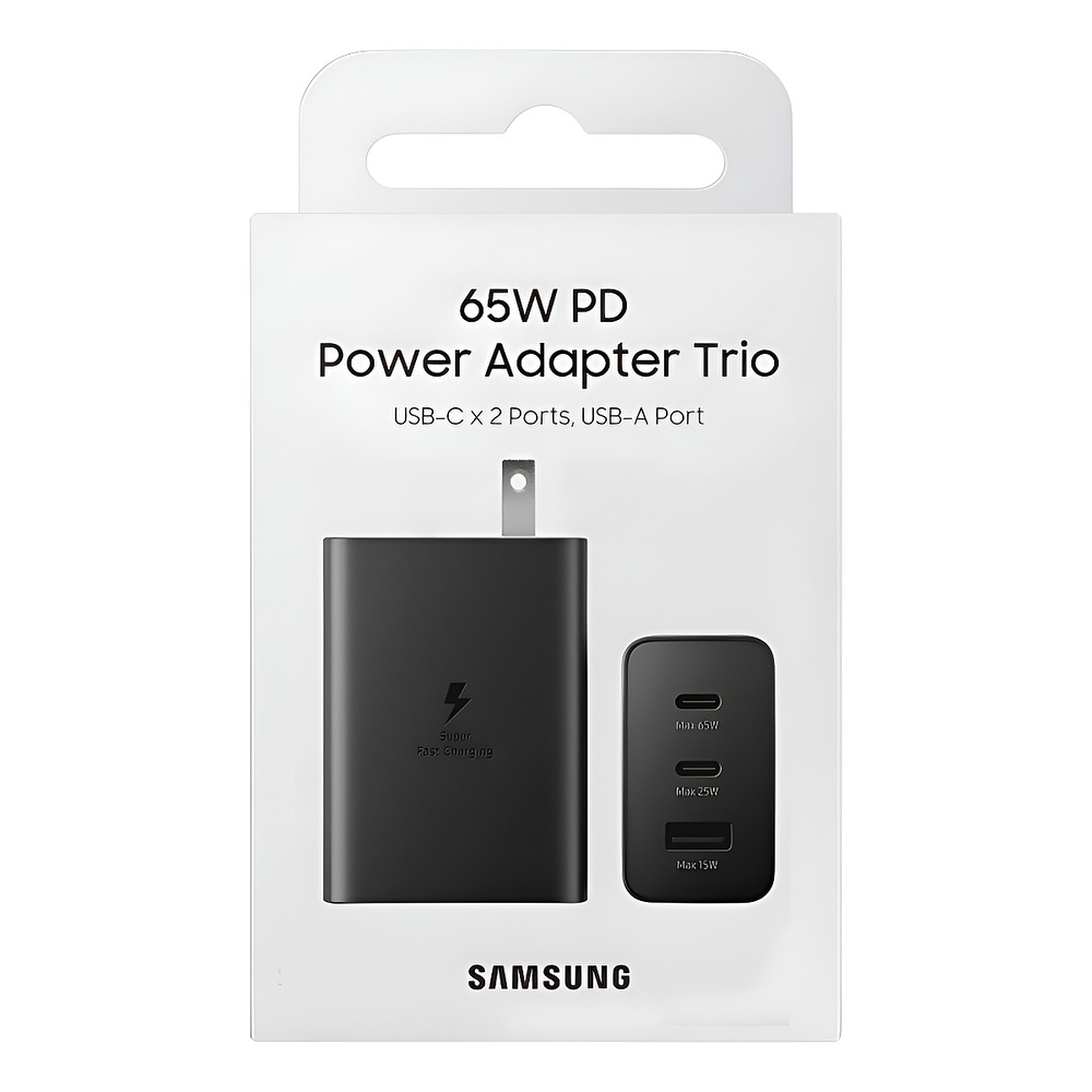 Samsung Cargador de Pared 65watts Para Galaxy Z Flip7 Fold7 Negro 1