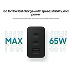 Samsung Cargador de Pared 65watts Para Galaxy Z Flip7 Fold7 Negro 2