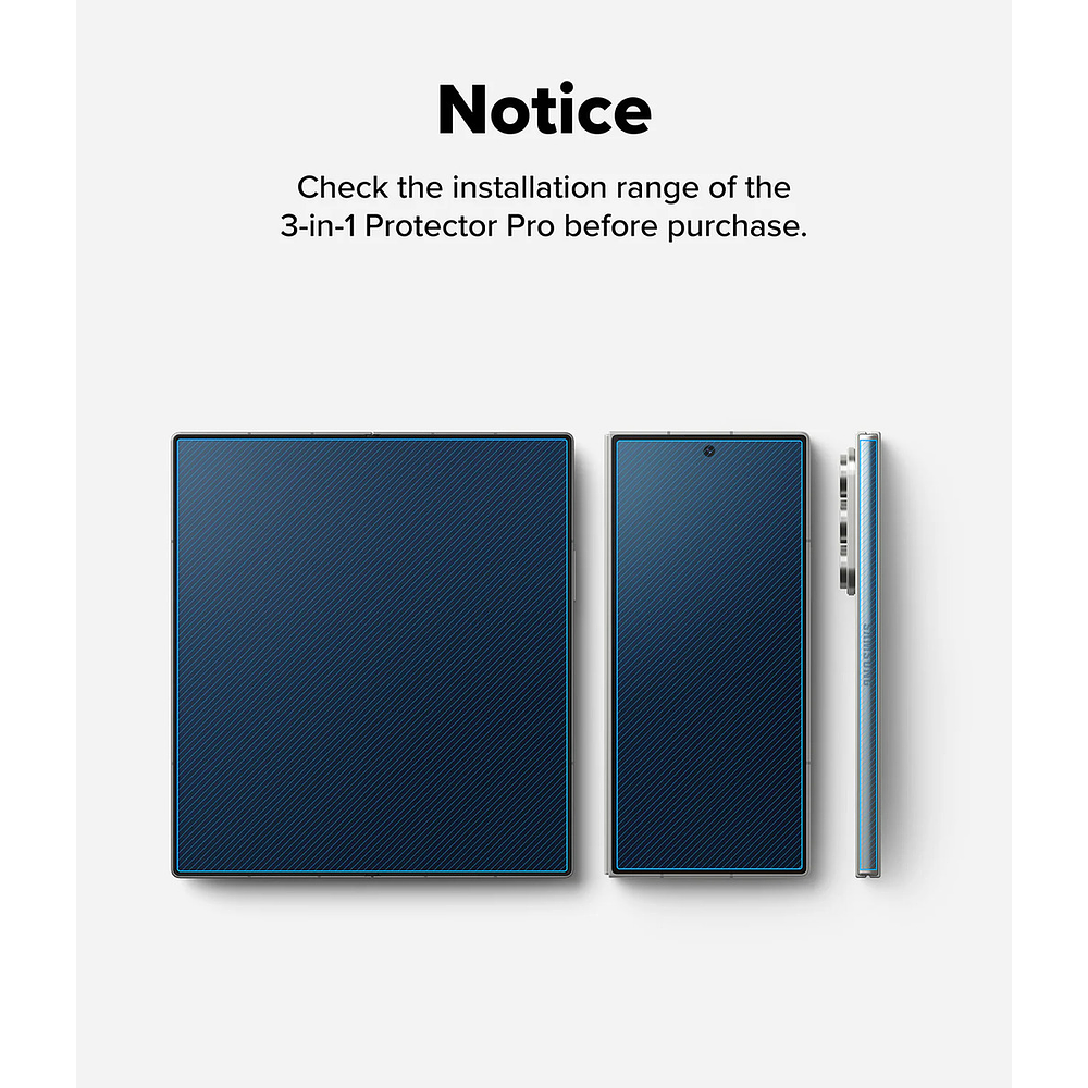 Ringke Mica Gel + Vidrio 3-en-1 Para Galaxy Z Fold 7 Fold7 10