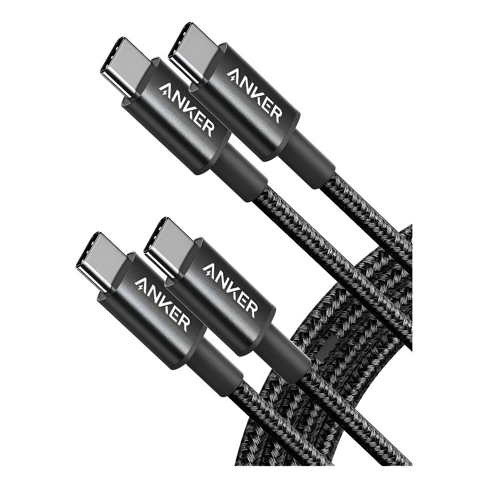 Cable Anker Usb-c 60w 2m Para iPhone 17 Pro Max 6.9 | iPhone 17 Pro 6.3 | iPhone 17 Normal 6.3 | iPhone 17 Air 6.5 2pc 1