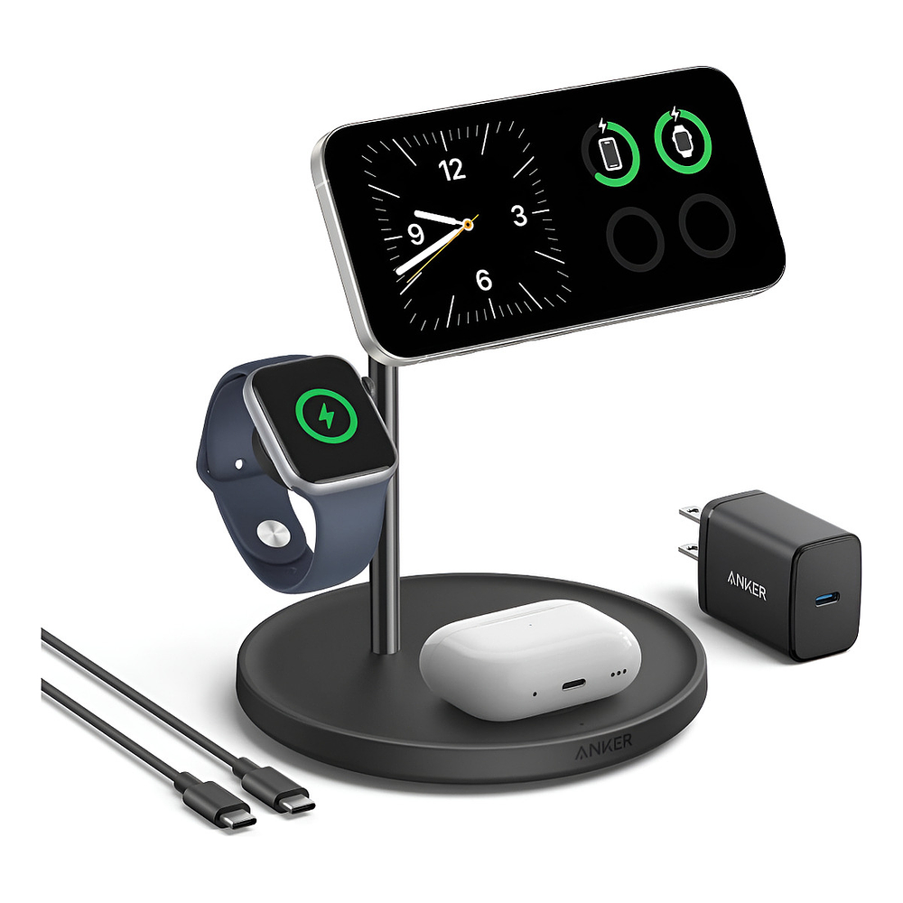 Cargador Anker Qi2 Magsafe Stand Para iPhone 17 Pro Max 6.9 | iPhone 17 Pro 6.3 | iPhone 17 Normal 6.3 | iPhone 17 Air 6.5 1