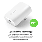 Cargador de Pared Belkin 30w Para iPhone 17 Pro Max 6.9 | iPhone 17 Pro 6.3 | iPhone 17 Normal 6.3 | iPhone 17 Air 6.5 (cubo) 3