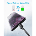 Cable Anker Usb-c 60w 2m Para iPhone 17 Pro Max 6.9 | iPhone 17 Pro 6.3 | iPhone 17 Normal 6.3 | iPhone 17 Air 6.5 2pc 6