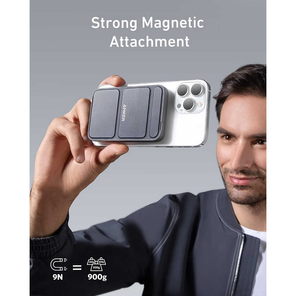 Batería Externa Anker Magsafe 622 Para iPhone 17 Pro Max 6.9 | iPhone 17 Pro 6.3 | iPhone 17 Normal 6.3 | iPhone 17 Air 6.5 4