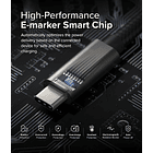 Cable Ringke 240w Usb-c 2m Para iPhone 17 Pro Max 6.9 | iPhone 17 Pro 6.3 | iPhone 17 Normal 6.3 | iPhone 17 Air 6.5 8