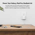 Cargador de Pared Belkin 30w Para iPhone 17 Pro Max 6.9 | iPhone 17 Pro 6.3 | iPhone 17 Normal 6.3 | iPhone 17 Air 6.5 (cubo) 4