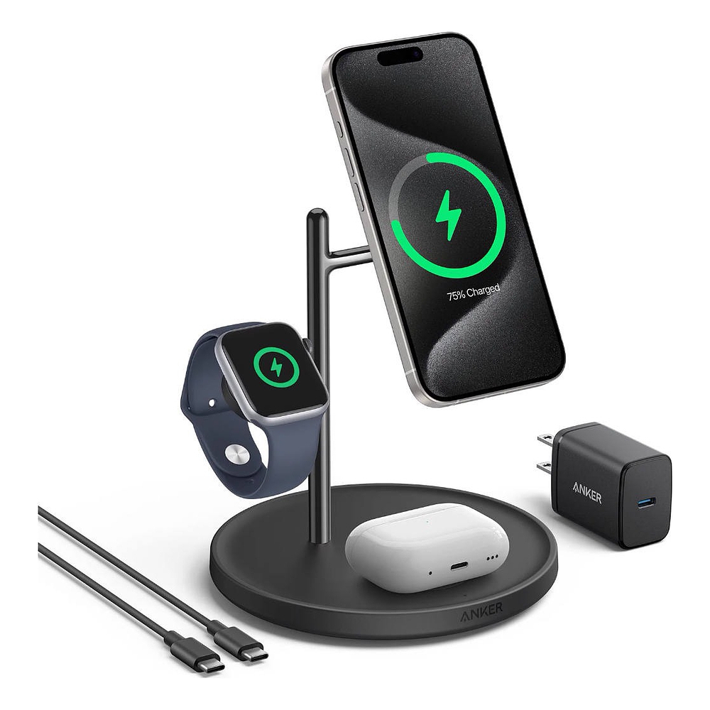 Cargador Anker Qi2 Magsafe Stand Para iPhone 17 Pro Max 6.9 | iPhone 17 Pro 6.3 | iPhone 17 Normal 6.3 | iPhone 17 Air 6.5 8