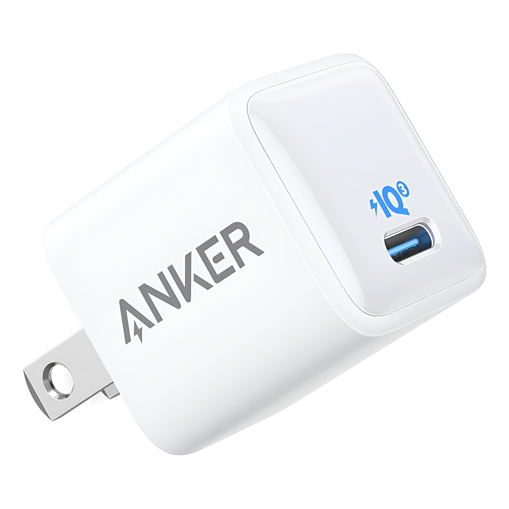 Anker Cargador de Pared 20w Para iPhone 17 Pro Max 6.9 | iPhone 17 Pro 6.3 | iPhone 17 Normal 6.3 | iPhone 17 Air 6.5 1-pack 1