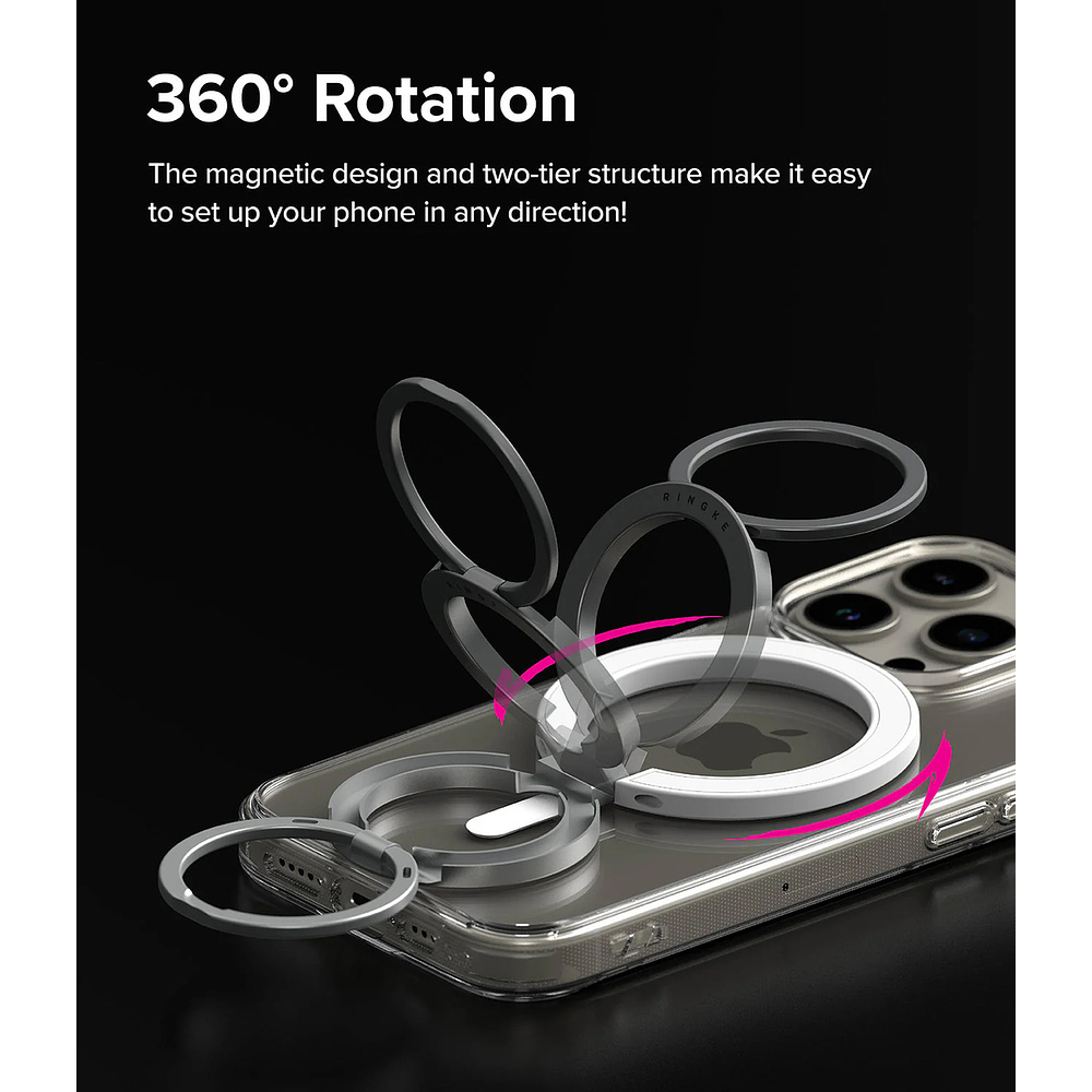Holder Parante Ringke Magsafe Para iPhone 17 Pro Max 6.9 | iPhone 17 Pro 6.3 | iPhone 17 Normal 6.3 | iPhone 17 Air 6.5 4